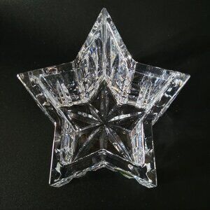Vintage Waterford Crystal Star Votive Candle Holder, Waterford Candle Holder